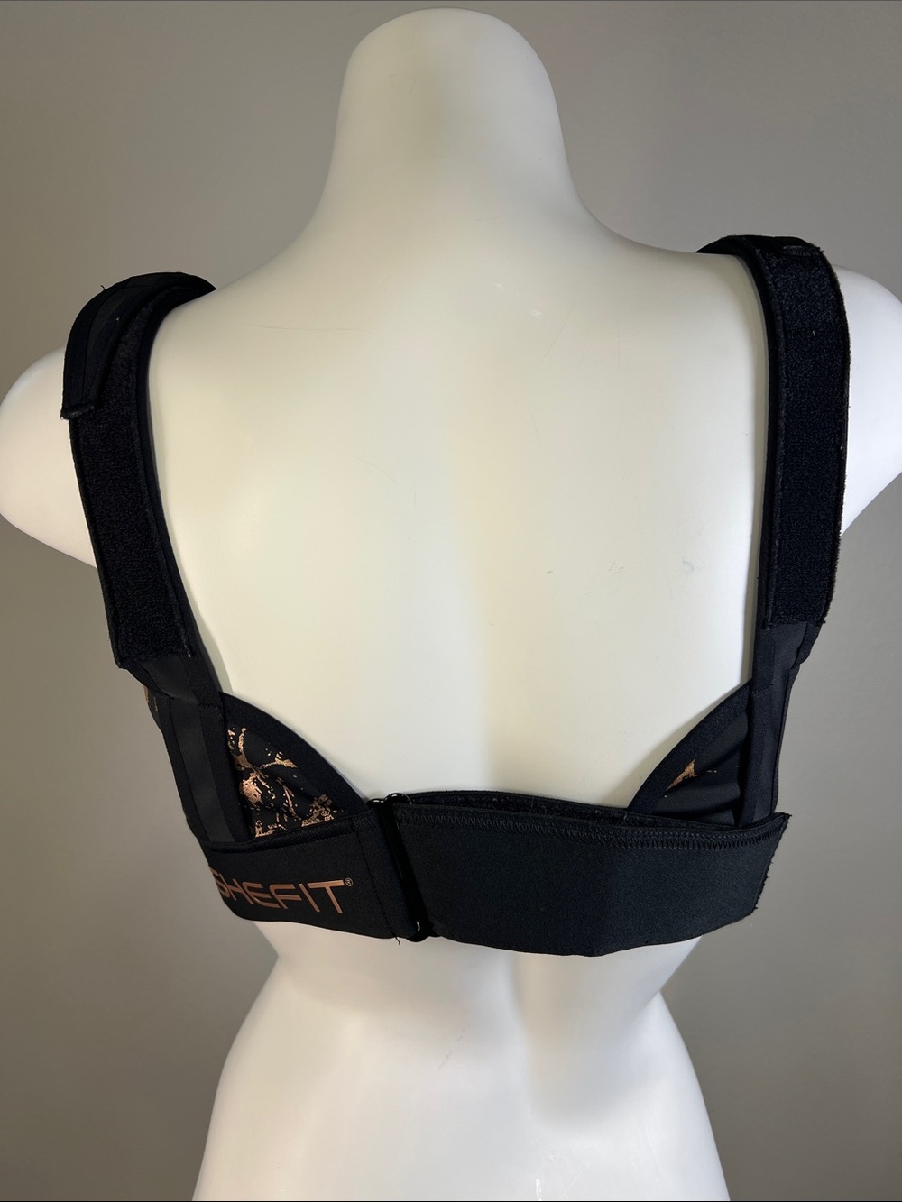 SHEFIT Black Front-Zip Flex Sports Bra Medium Impact Size 1 Luxe - Picture 4 of 16